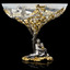 Серебряная ваза Гуси-Лебеди 7208